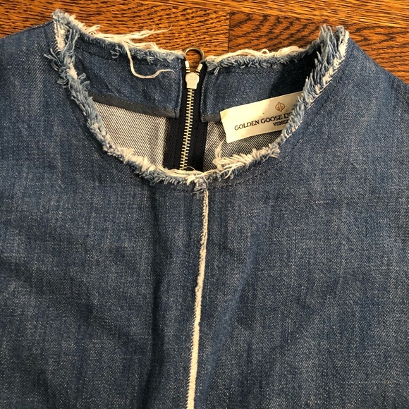 Golden Goose | Colia Sleeveless Denim Top - Picture 4 of 6
